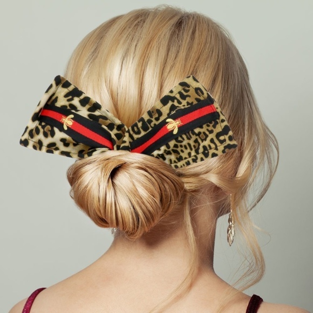 Leopard print bun maker